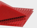 Лист сотового поликарбоната красный (2100*6000*10мм )