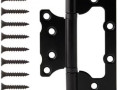 Петли накладные Folleto HINCX9050B MATT BLACK NICKEL 100X75
