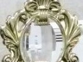 Наконечник для гардины №3 стекло плоское бронза 28мм