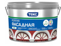 Краска в/э ТЕКС д/цоколя и фасада белая А Профи 9л