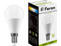 Лампочка светодиодная Feron 13W 4000K E14 G45 шарик LB-950 38102