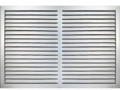 Решетка радиаторная 150*60 в крап. Ясень серый