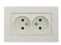 Розетка 2-ая EQONA  01403400100149