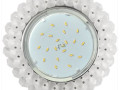 Светильник LED 017 GX 53 круг со стразами хром-прозр.