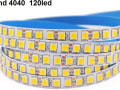 Лента LED 12v 5м 4040 белая