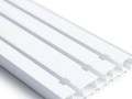 Гардина потолочная 3 полосная 3м (карниз тройной в индивидуальной упаковке)