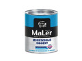 Эмаль MALER 0,8л с молот эффект серебристый